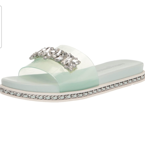 Karl Lagerfeld Shoes - Karl Lagerfeld Mint Julep Billi Fashion Slide Sandal